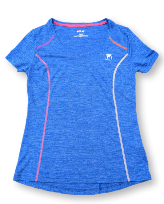 T-shirt de sport respirant à col rond | FILA sport | SMALL