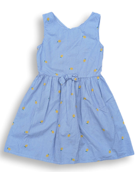 Robe sans manches avec imprimé citron 🍋 | H&M | 8-9 ans