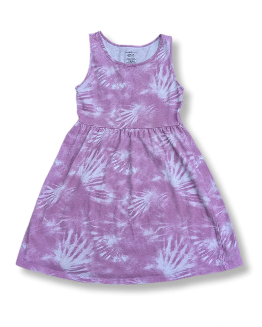 Robe sans manches à motif tie-dye couleur violette | GEORGE | 7-8 ans