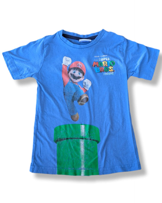 T-shirt à manches courtes ** imparfait, les couleurs sont pâles*** | MARIO BROS | 4 ans