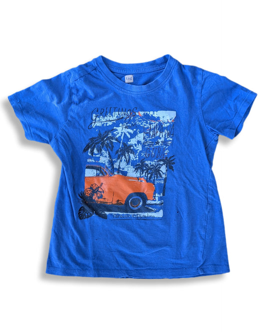T-shirt à manches courtes avec thème de plage 🌞⛱️ | TAG | 6 ans