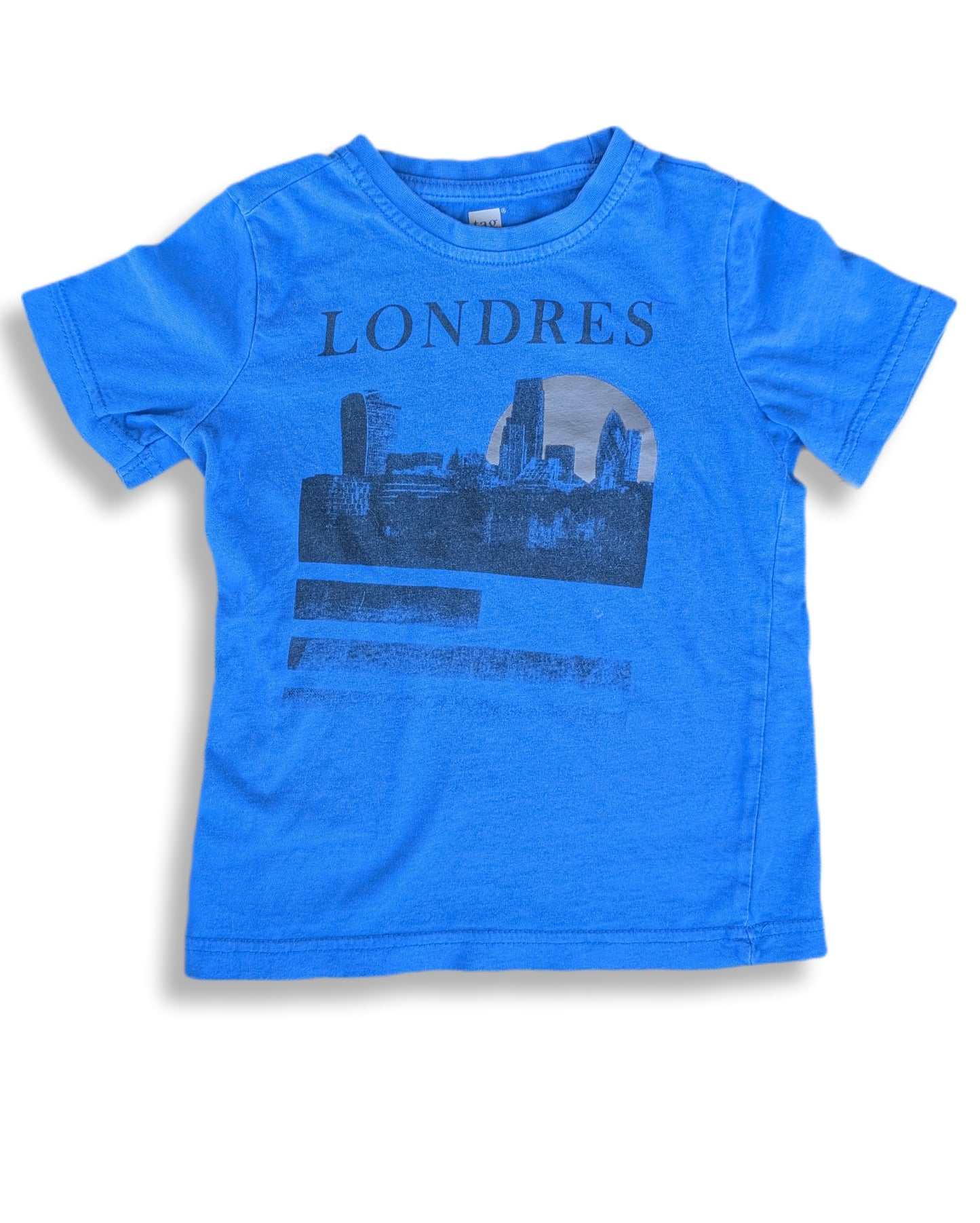T-shirt à manches courtes thème ville de Londres | TAG | 4 ans