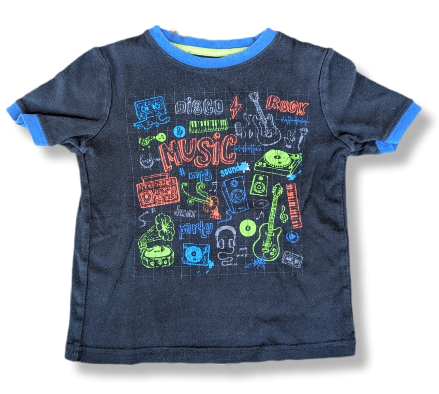 T-shirt à manches courtes thème musique | 4 ans