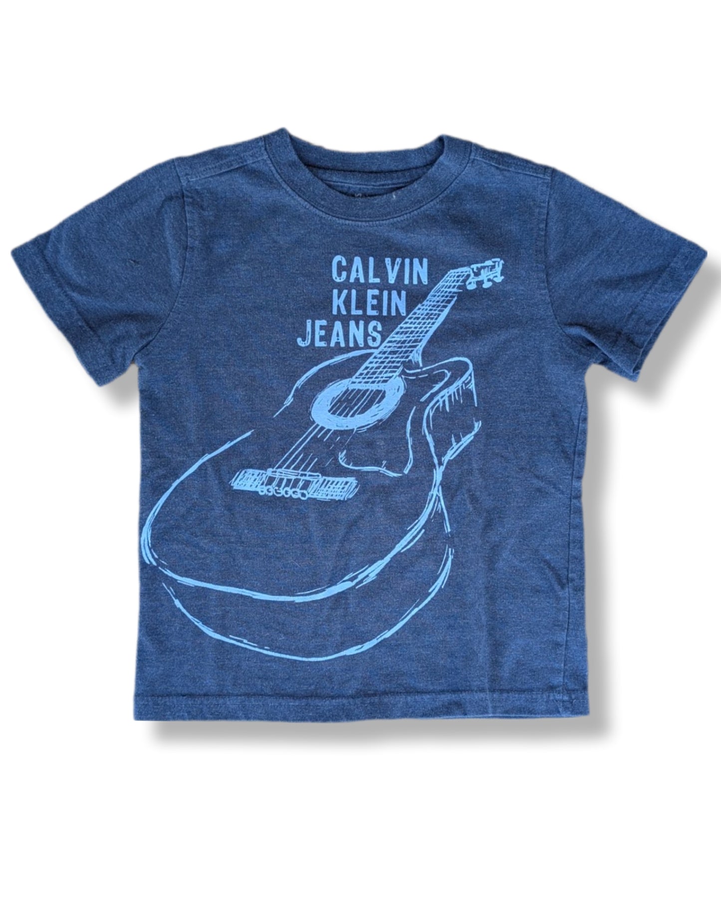 T-shirt à manches courtes thème guitare 🎸 | CALVIN KLEIN | 4 ans