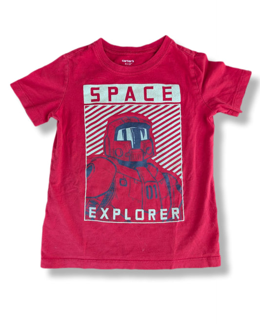 T-shirt à manches courtes thème de l'espace | CARTER'S | 5 ans