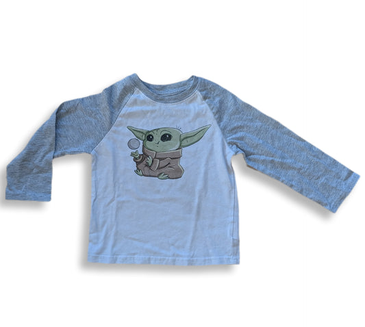 T-shirt à manches longues de style baseball | STAR WARS | 4 ans