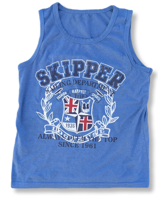 Camisole bleu | 4 ans