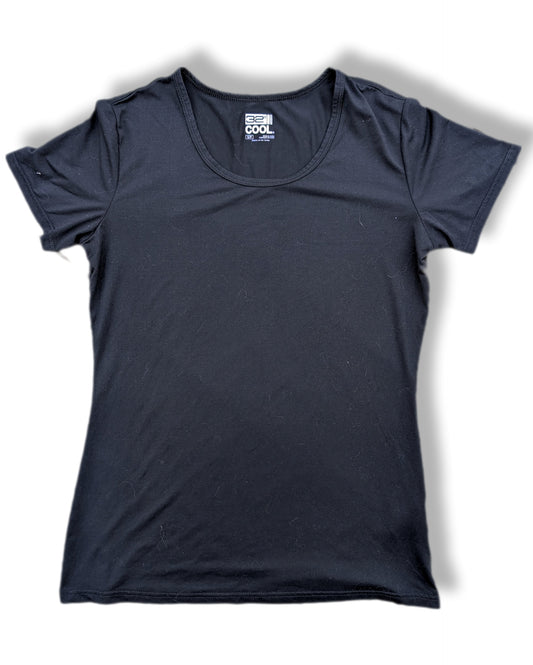 T-shirt de sport respirant noir | 32° | SMALL