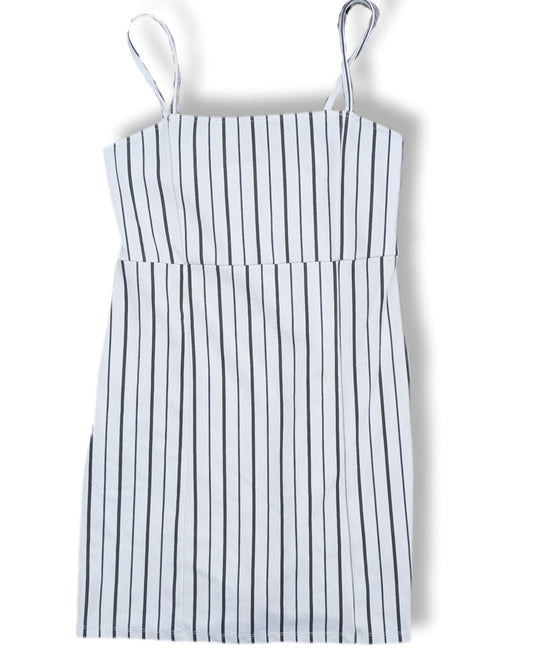 Camisole longue ou mini-robe ajustée & bretelles fines | Ardène | SMALL