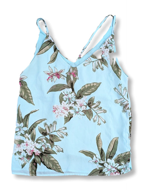 Débardeur léger encolure en V avec bretelles doubles à l'arrière | Ardène | SMALL