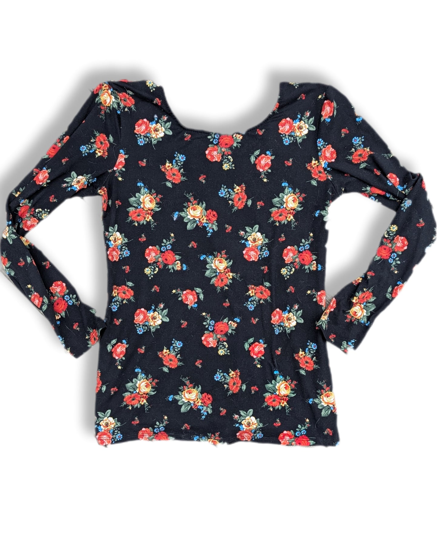 Chandail doux à manches longues avec encolure au dos | V&X | SMALL