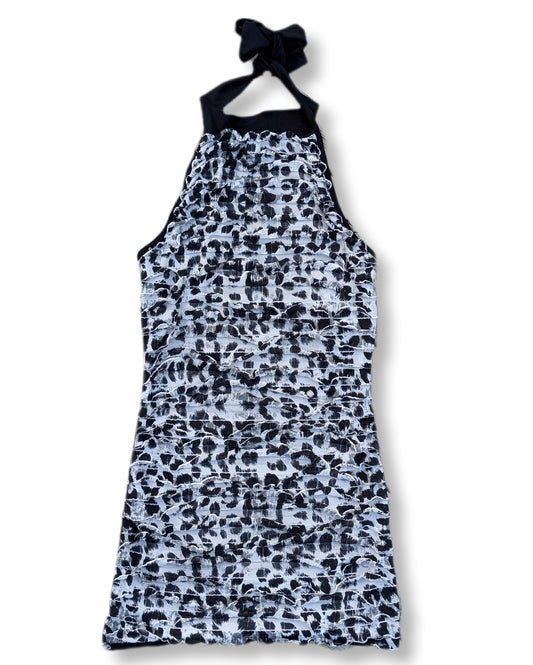 Camisole licou au dos ouvert imprimé léopard | DCScollection | SMALL