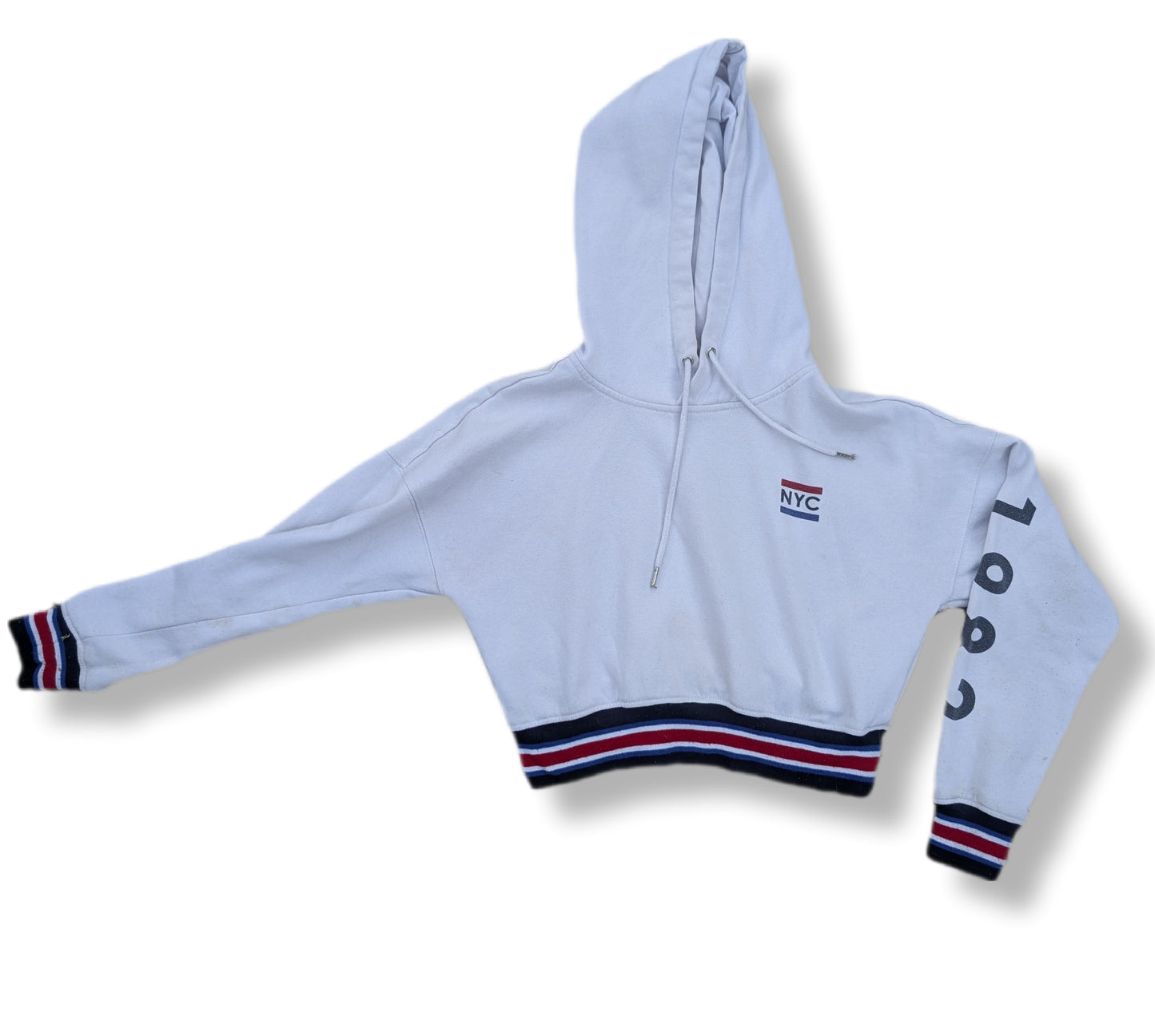 Chandail à capuchon style "crop top" | ARDÈNE | SMALL