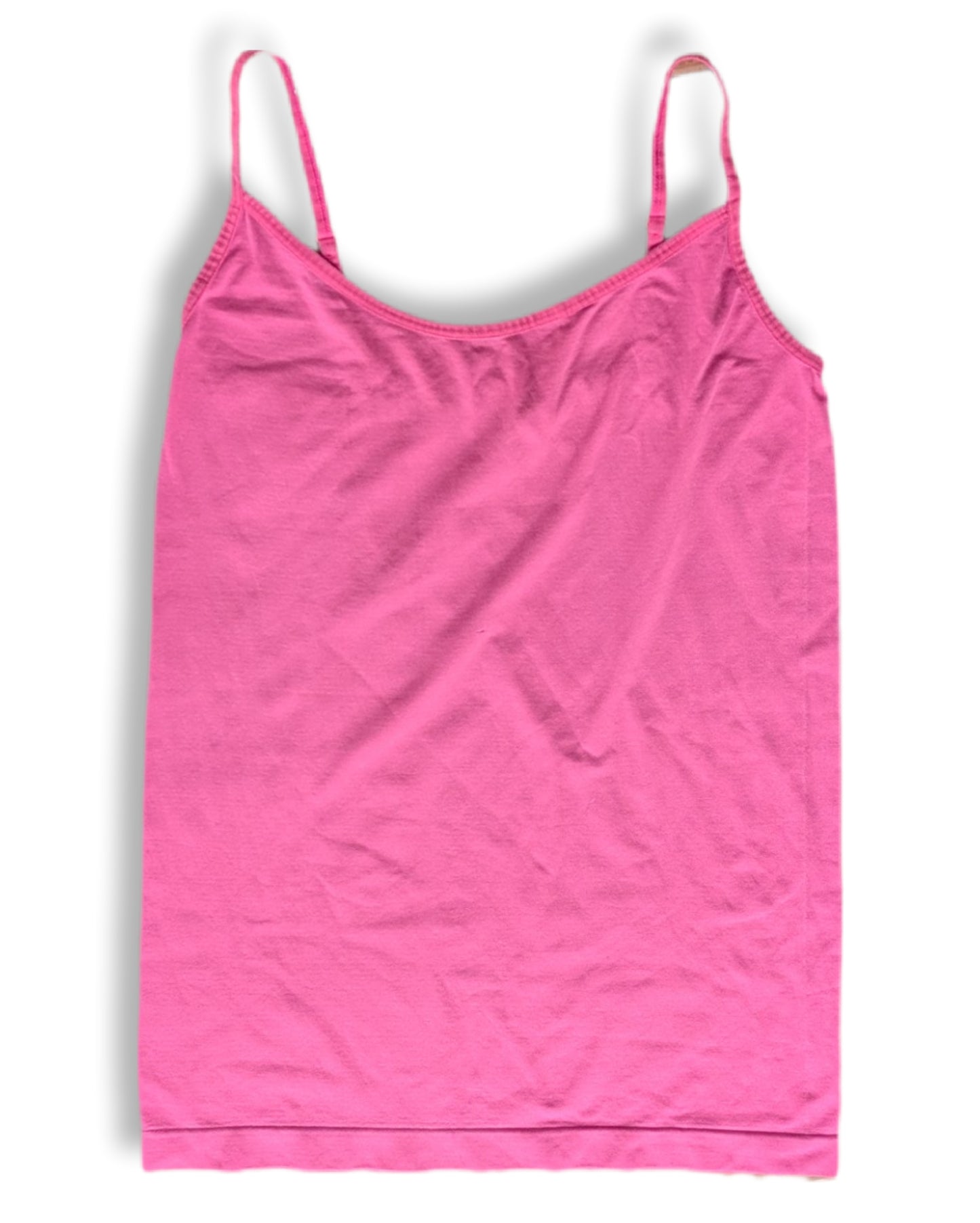 Camisole rose vif tissu "spandex" | ARDÈNE | MÉDIUM