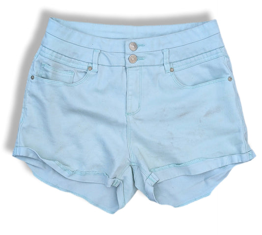 Shorts taille haute en jeans pastel | ARDÈNE | 05
