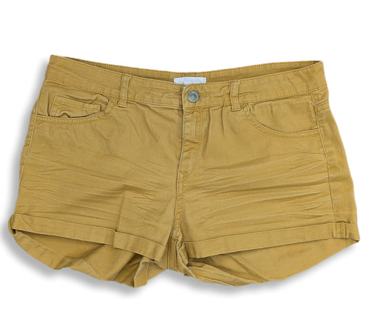 Shorts en denim décontracté couleur moutarde | H&M | 06