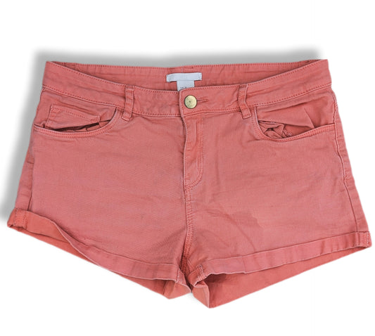 Shorts en denim couleur corail | H&M |06