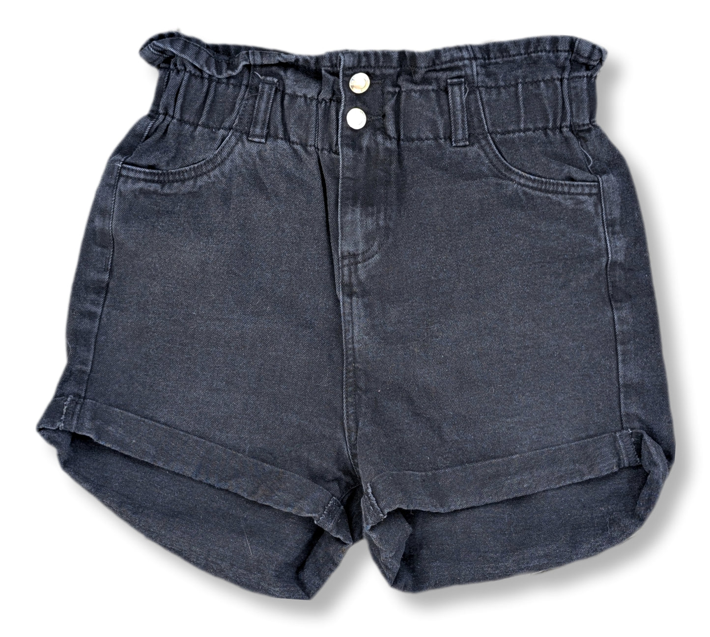 Shorts taille haute style "papier bag" coupe ample | Streetwear Society | 07