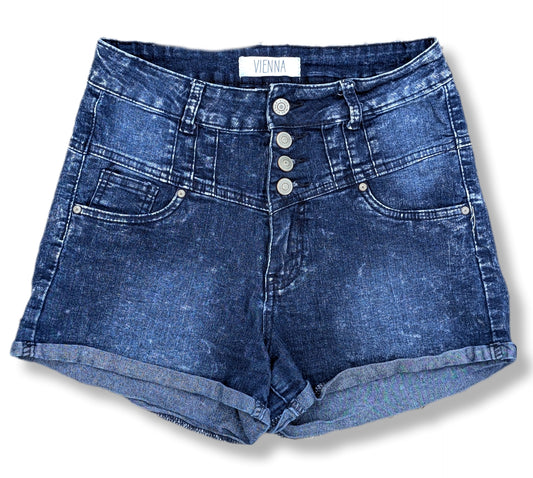 Shorts taille haute avec 4 boutons | 07