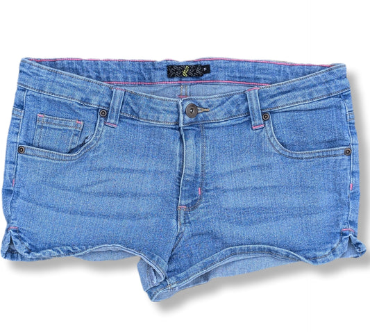 Shorts en denim délavés avec ourlet fendu | G-21 | 11