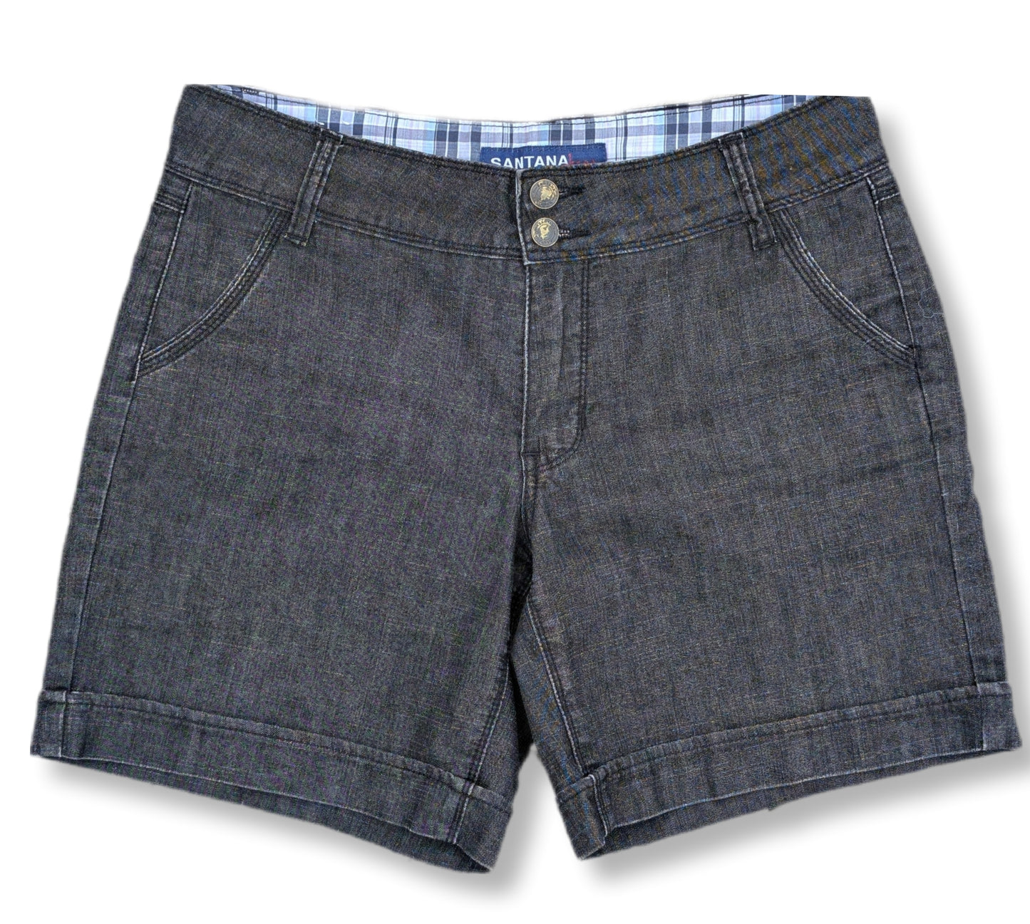 Shorts en denim gris foncé | 10