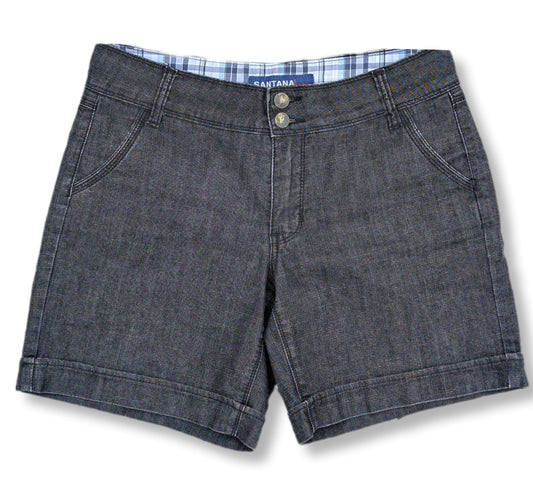 Shorts en denim gris foncé | 10