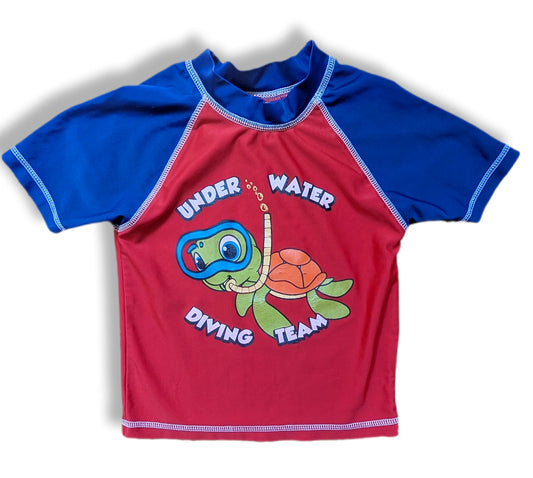 Haut de protection solaire manches courtes | 3 ans