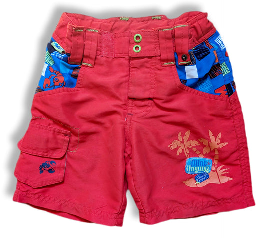 Shorts de bain motifs marin & ceinture ajustable | Mini Ungava  | 6 ans