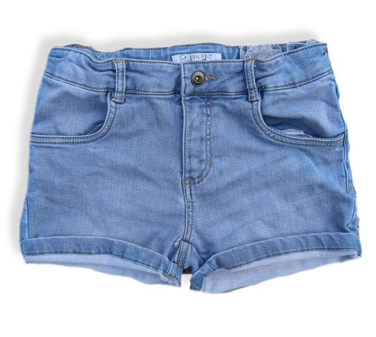 (Ado) Short en jean délavé taille haute | ON S'EN FOU DES GARÇONS | 14 ans