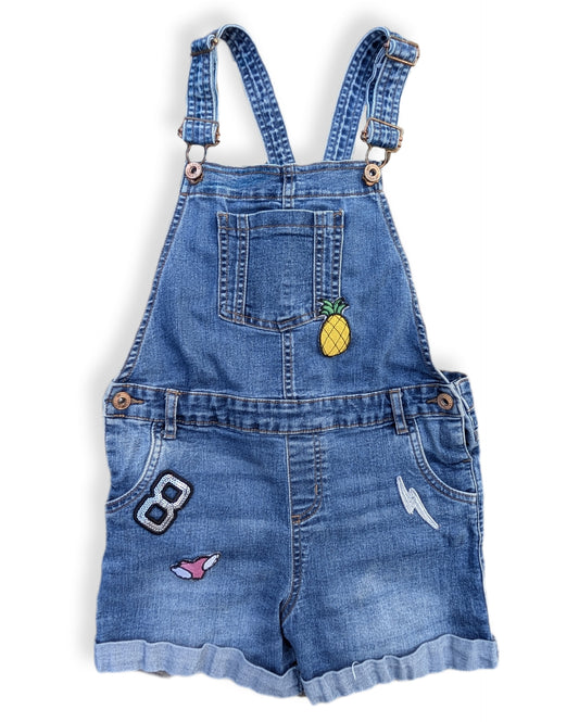 (Ado) salopette courte en jeans bleu | GEORGE | 14 ans