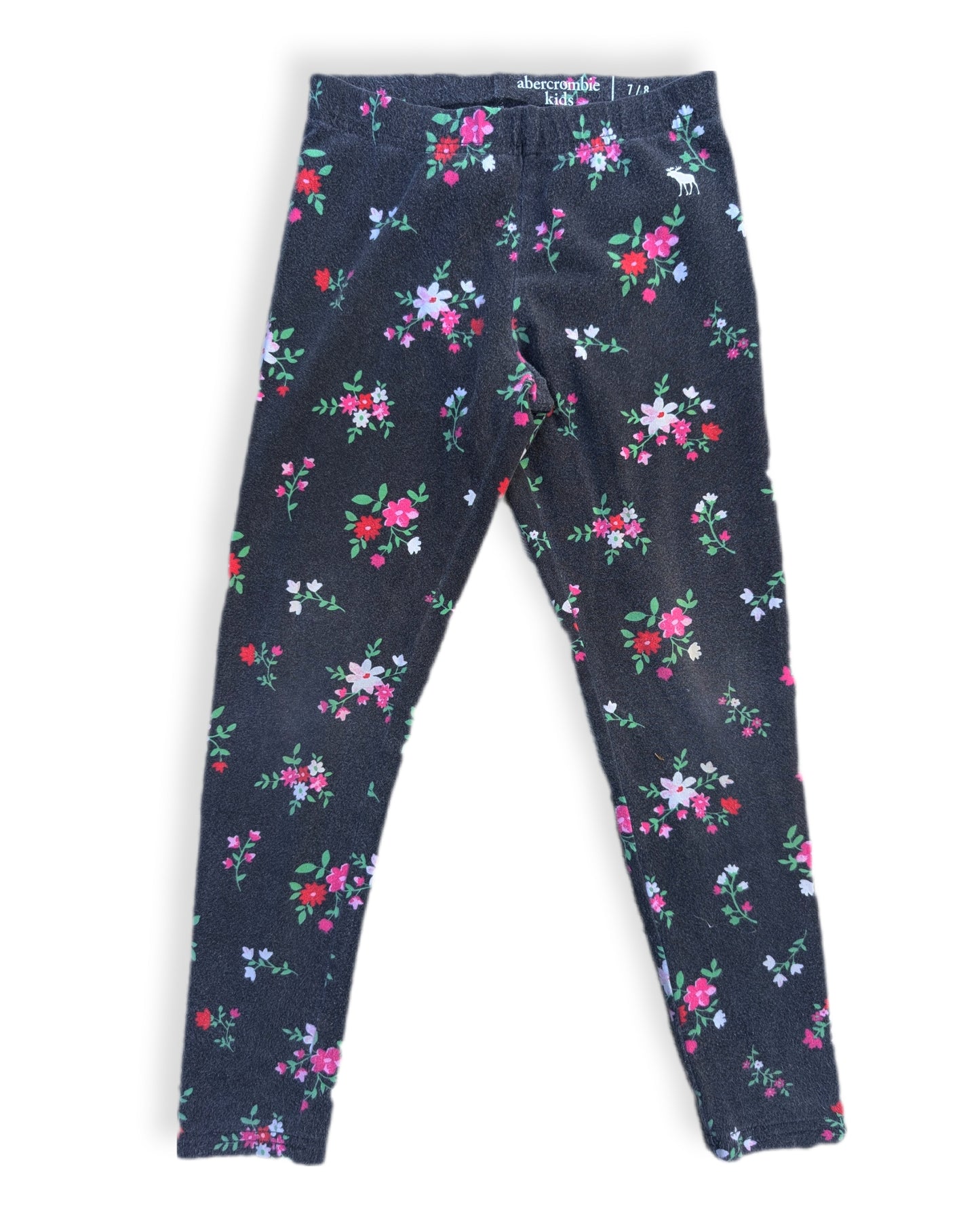 Legging en coton doux à motif floral | Abercrombie | 7-8 ans