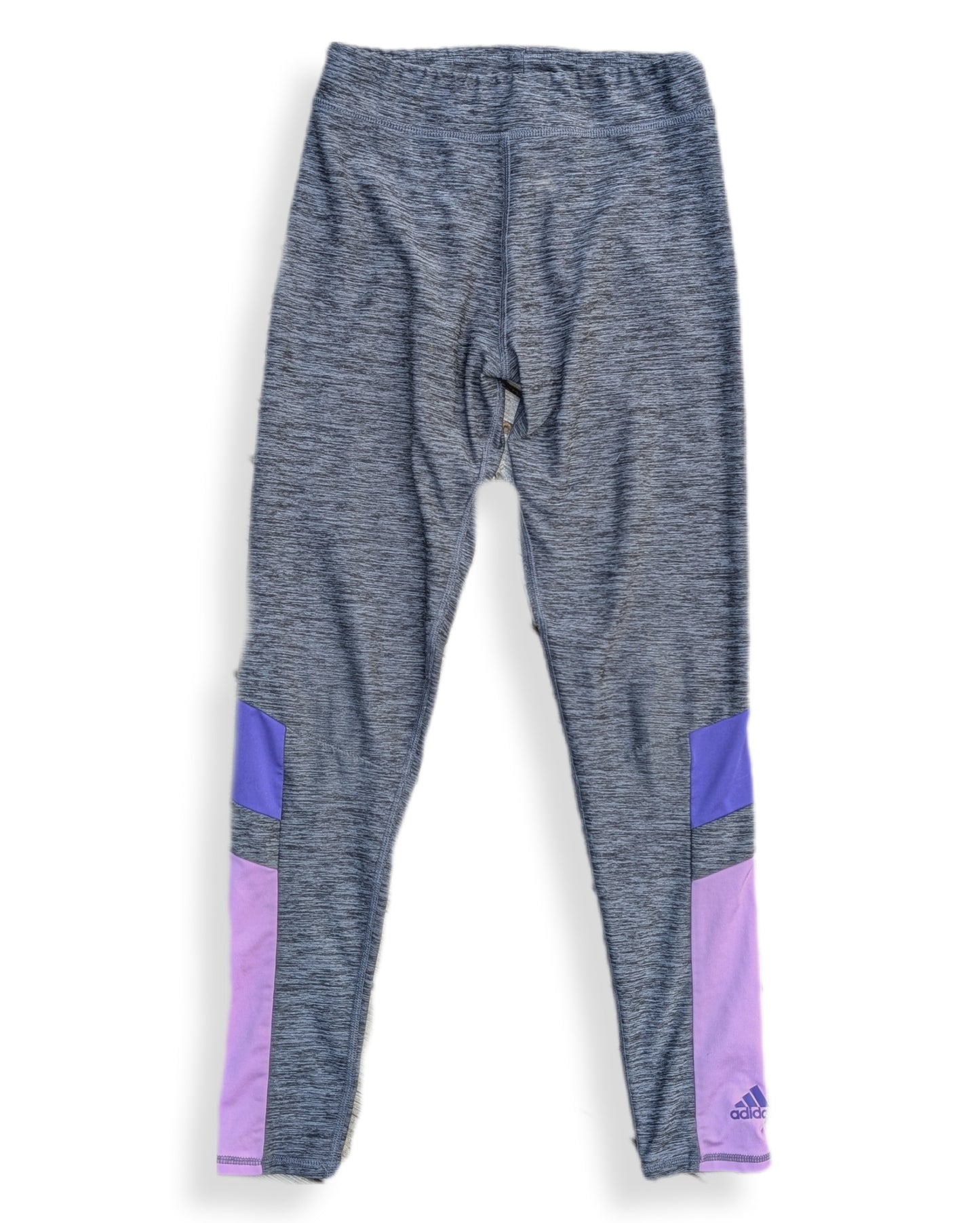 Leggings de sport Adidas gris & mauve | 8 ans