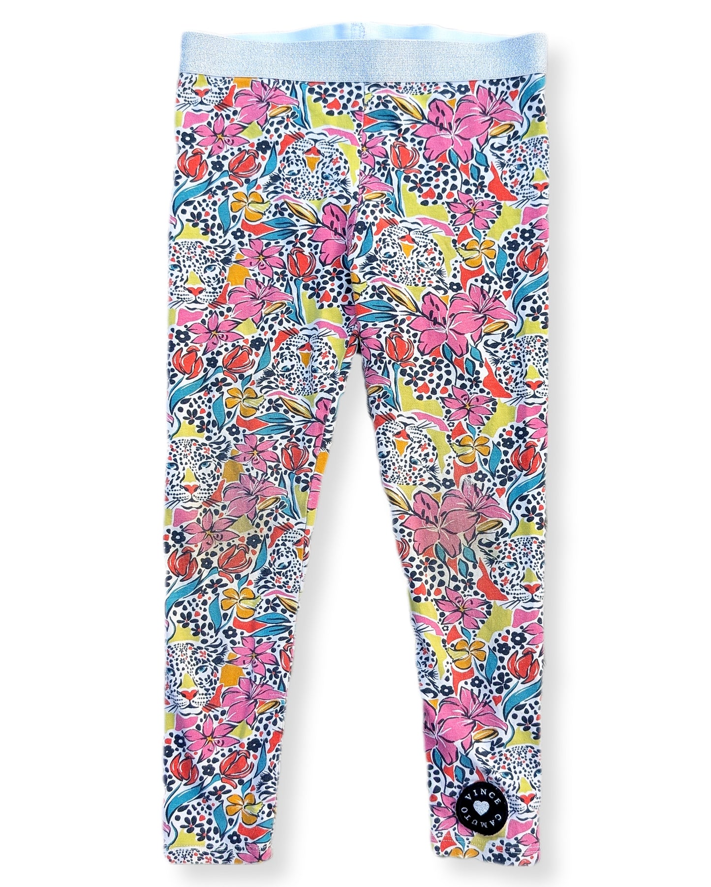 Leggings à motif floral et léopard | 6 ans