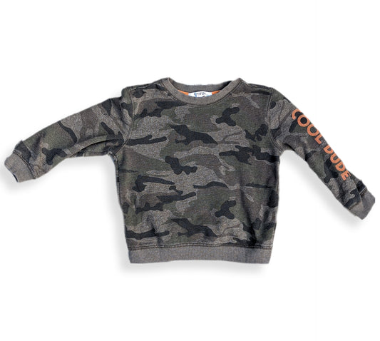 Chandail molletonné motif camouflage kaki | GEORGE | 4-5 ans