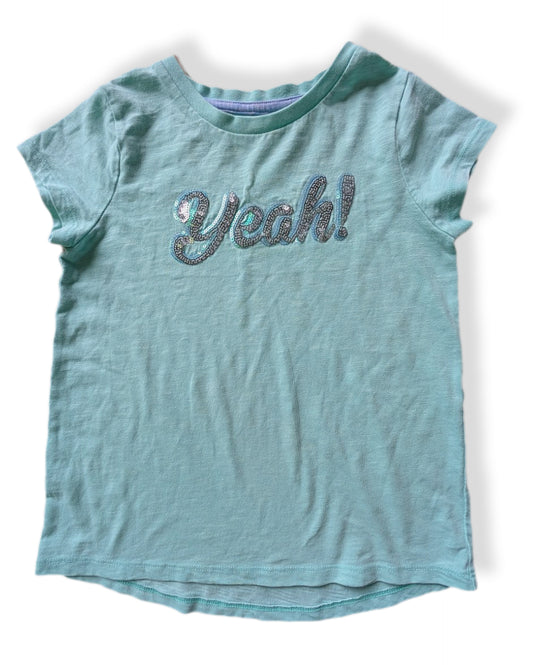 T-shirt à manches courtes turquoise avec détail scintillant | GEORGE | 6 ans