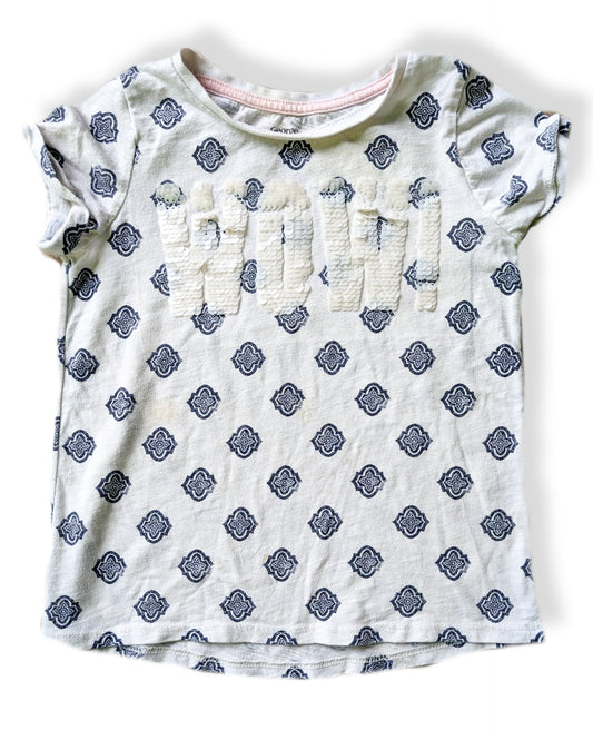 T-shirt à manches courtes avec détails à sequins | GEORGE | 6 ans
