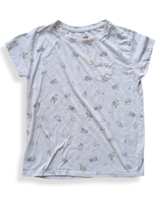 (Ado) T-shirt à manches courtes avec différents motifs d'été | TAG | 12 ans