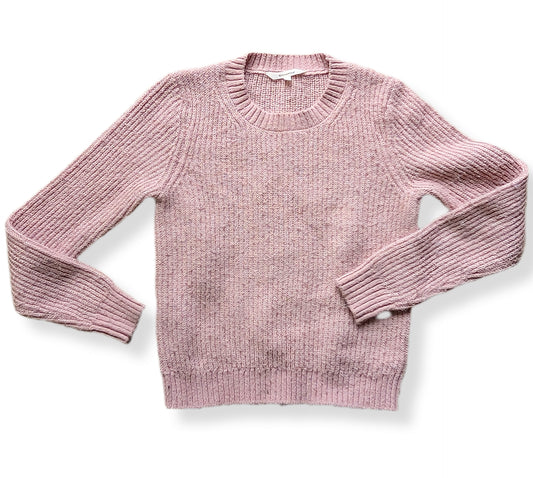 (Ado) Chandail en tricot côtelé rose chiné | BLUMIND | 16 ans