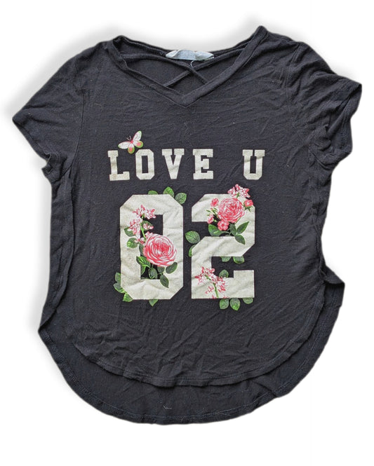 (Ado) T-shirt manches courtes noir avec graphique | URBAN KIDS | 10-12 ans