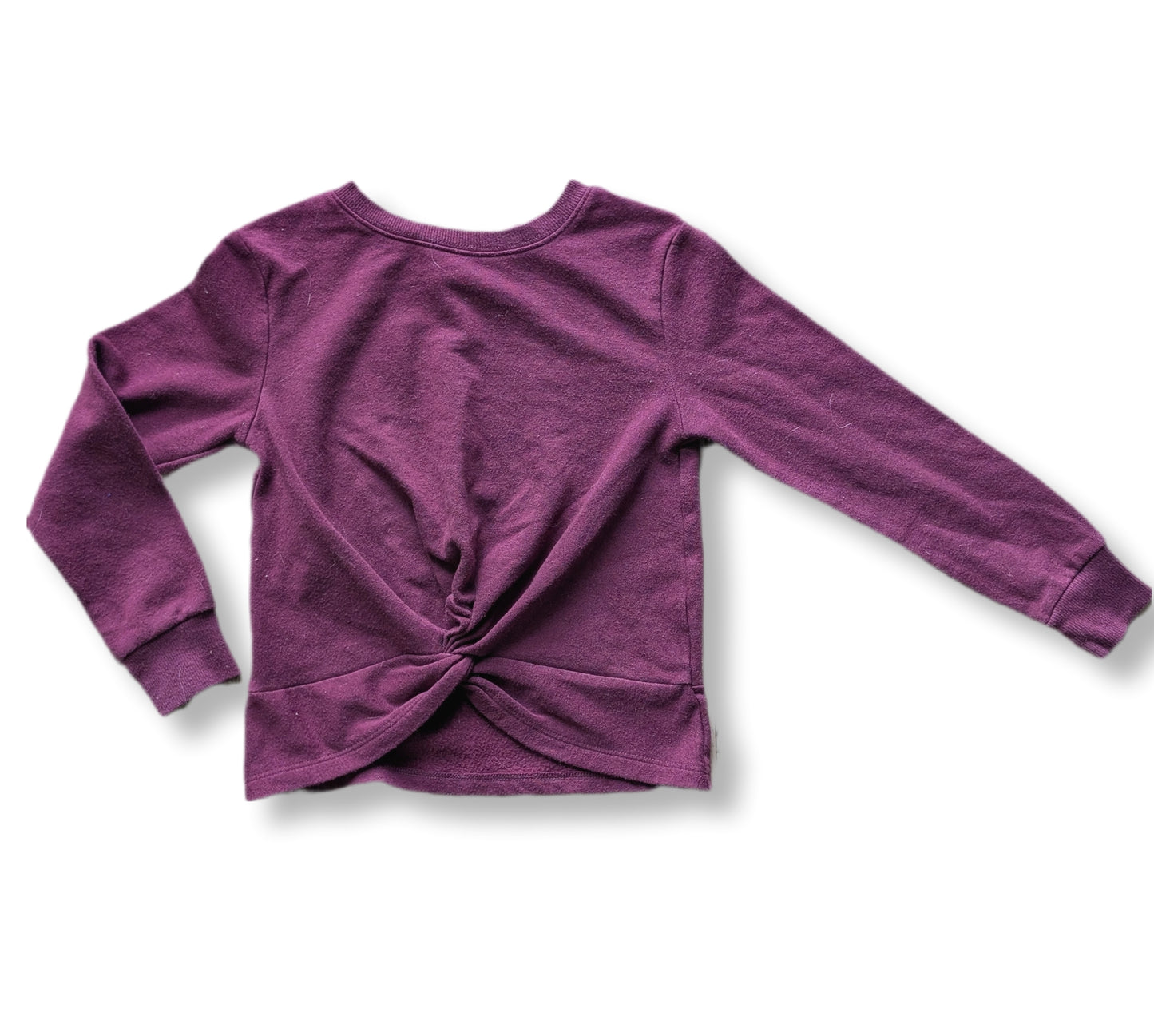 Chandail couleur prune à manches longues avec nœud torsadé à l'avant THE CHILDREN'S PLACE | 5-6 ans