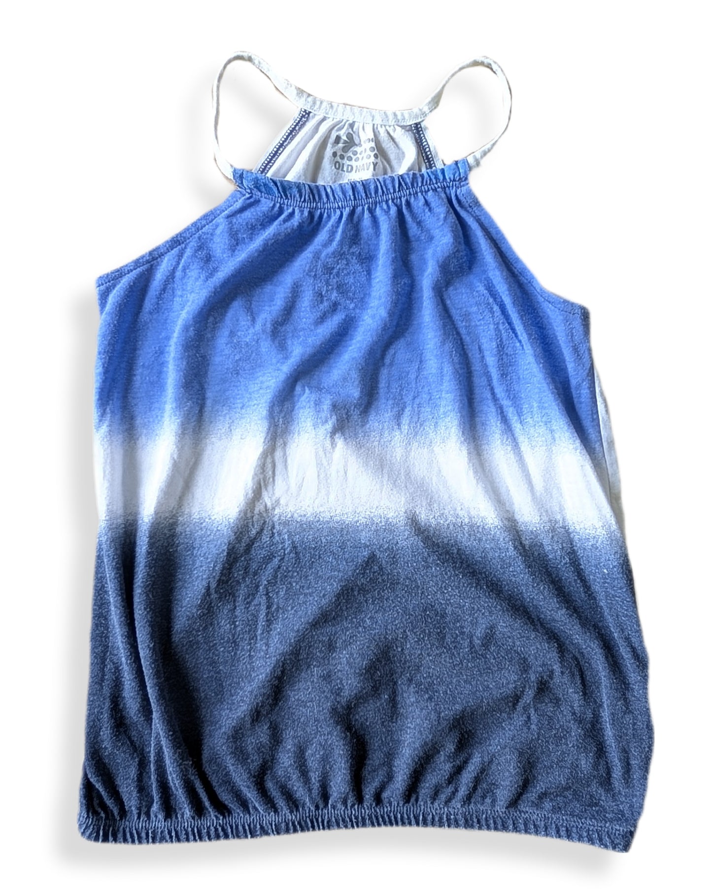 Camisole tie-dye bleu et blanc avec bas élastique | OLD NAVY | 8 ans