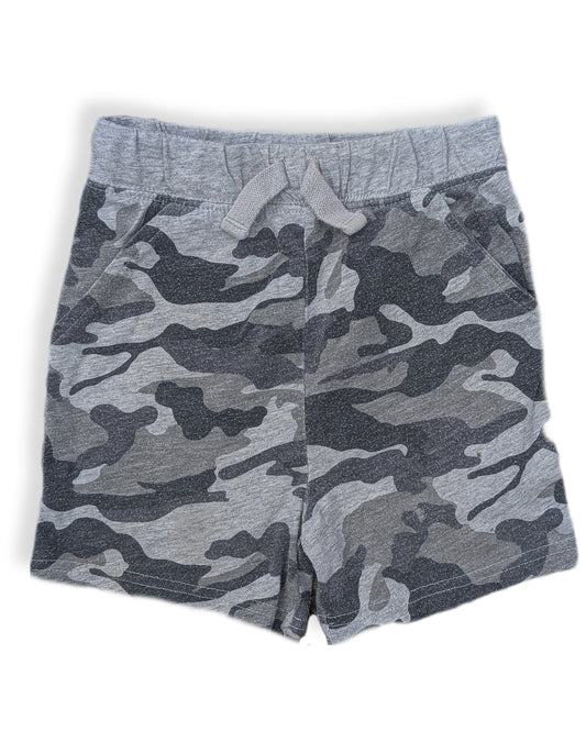 Shorts en molleton, motif camouflage gris avec cordon de serrage | GEORGE | 4 ans