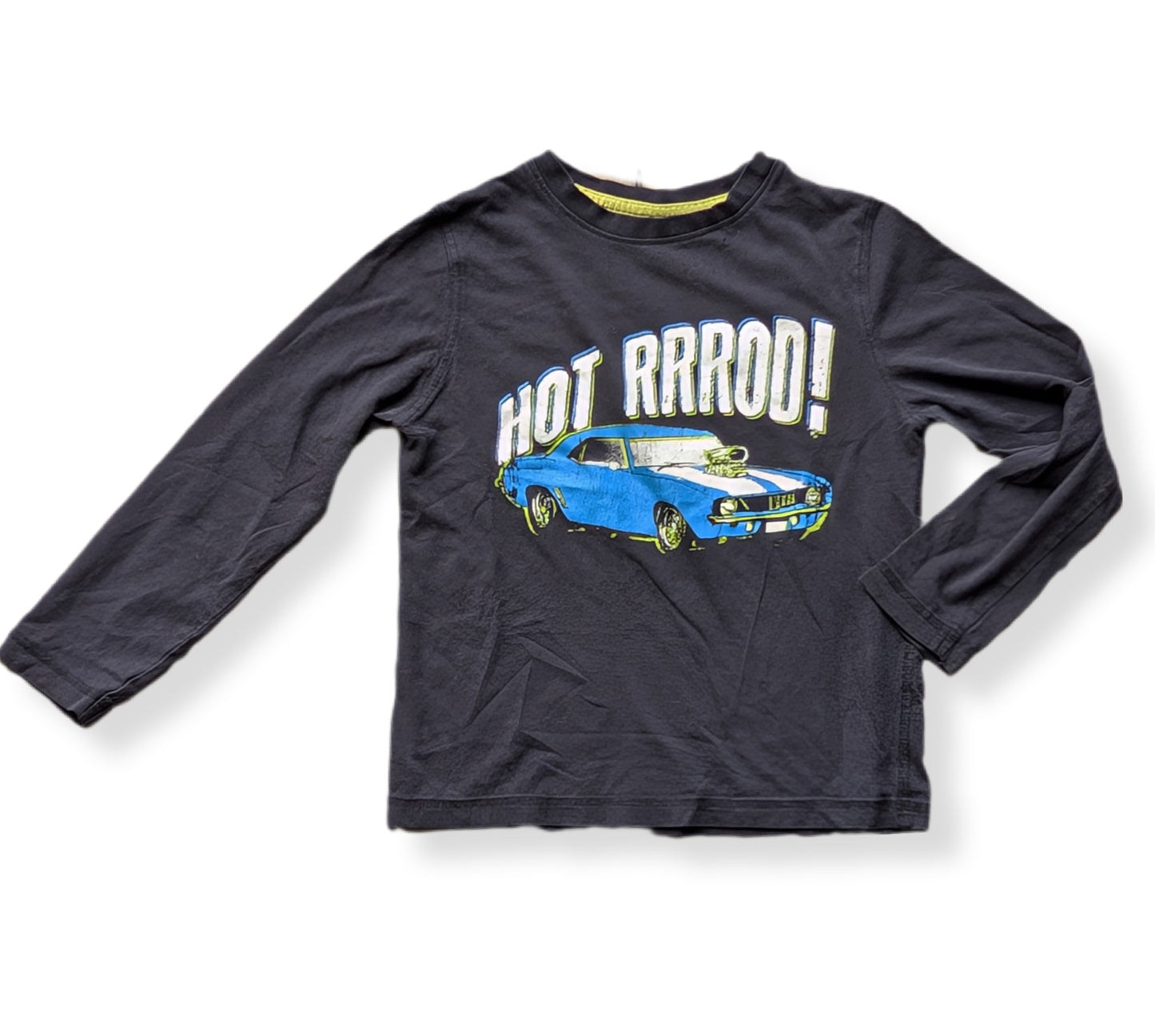 T-shirt à manches longues avec un motif 'Hot Rrrod!' | GEORGE | 6 ans