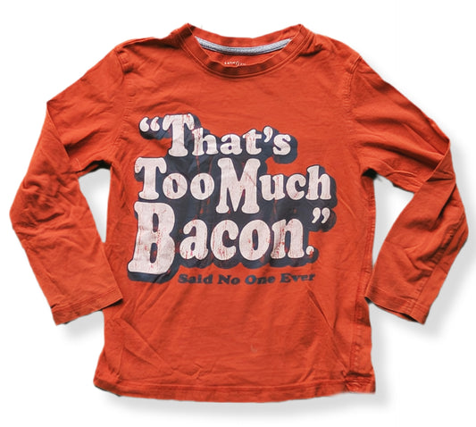 T-shirt à manches longues couleur orange rouille | GEORGE | 6 ans