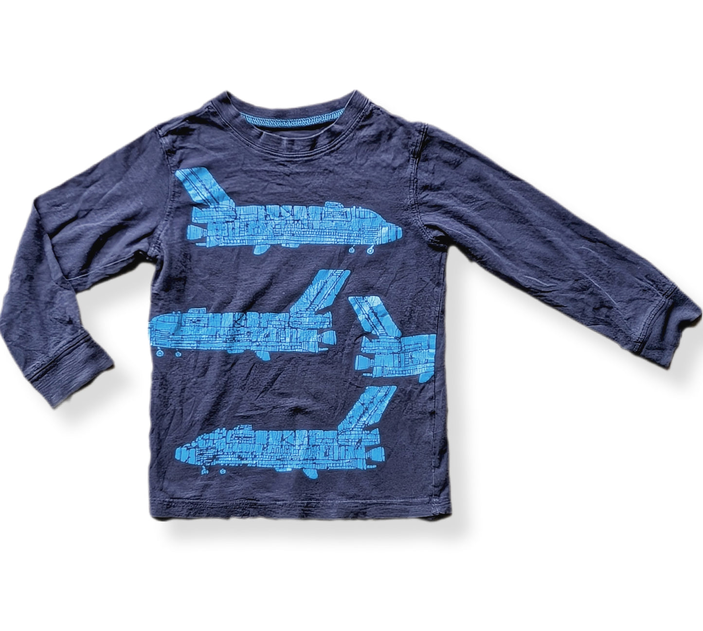 T-shirt à manches longues avec motifs de navettes spatiales | CARTER'S | 4 ans