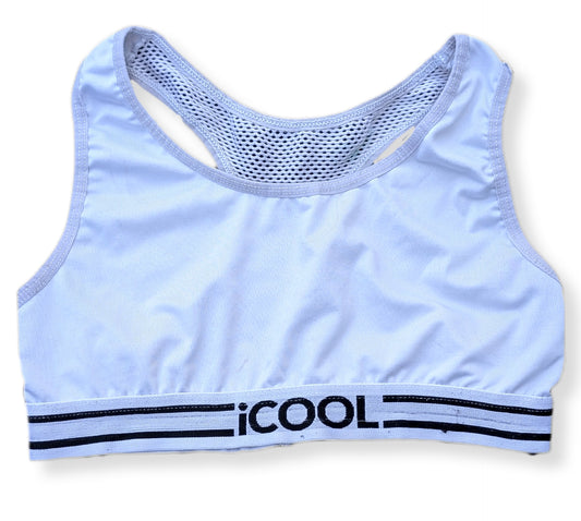 Deux (2) brassières de sport au dos nageur en filet avec bande élastique | I-cool | 14 ans