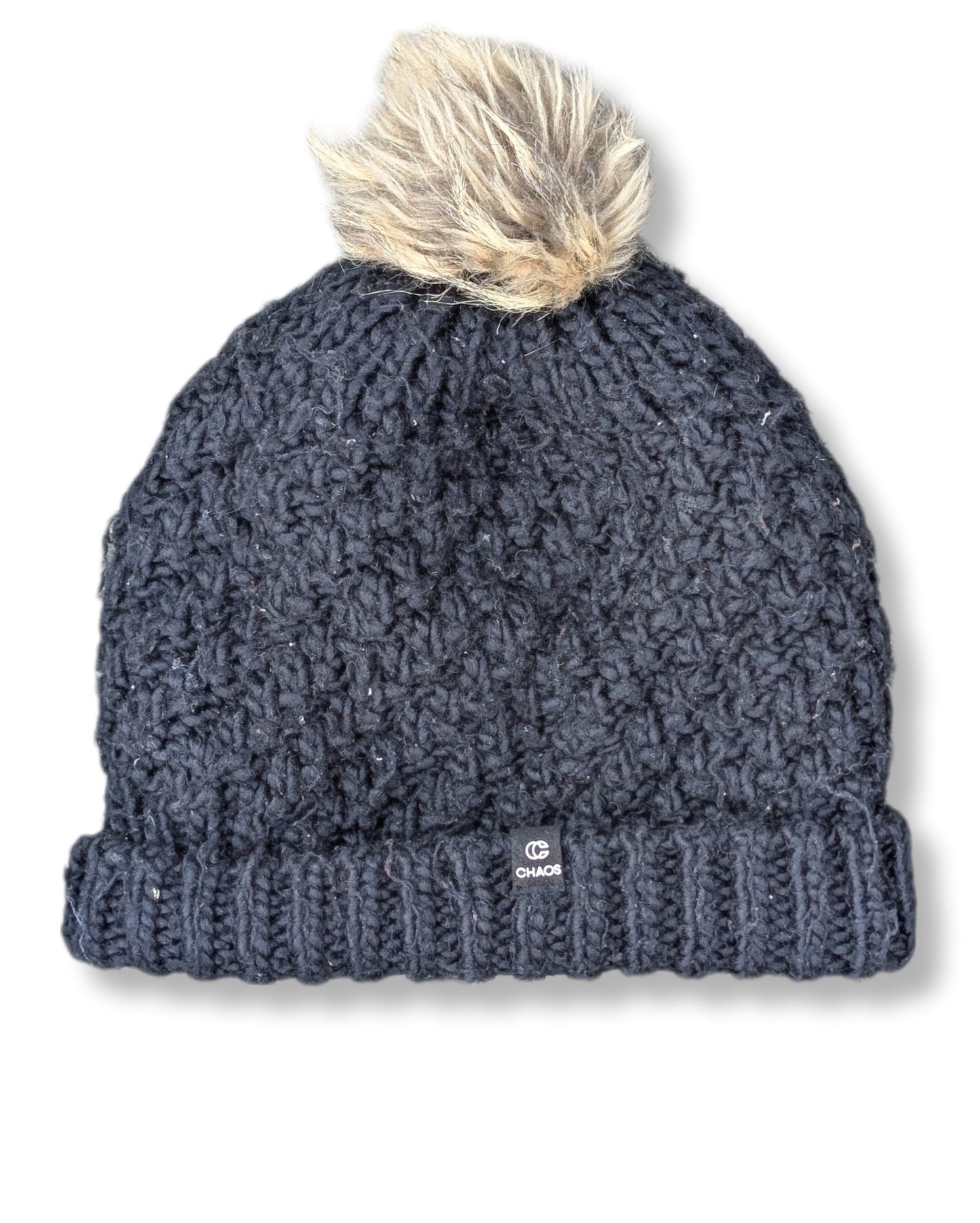 Tuque en tricot avec pompon à fausse fourrure | CHAOS | T/U
