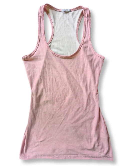 Camisole douce à dos nageur rose pâle | Ardène | SMALL