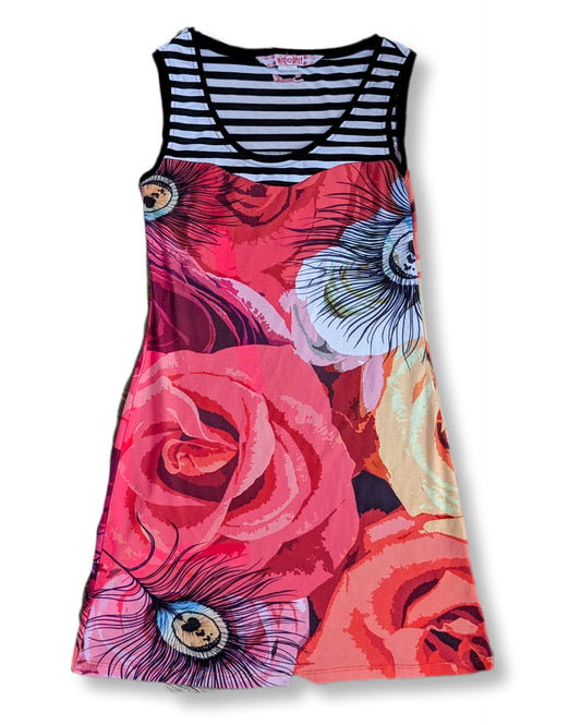 Robe débardeur sans manches multi-motifs | S