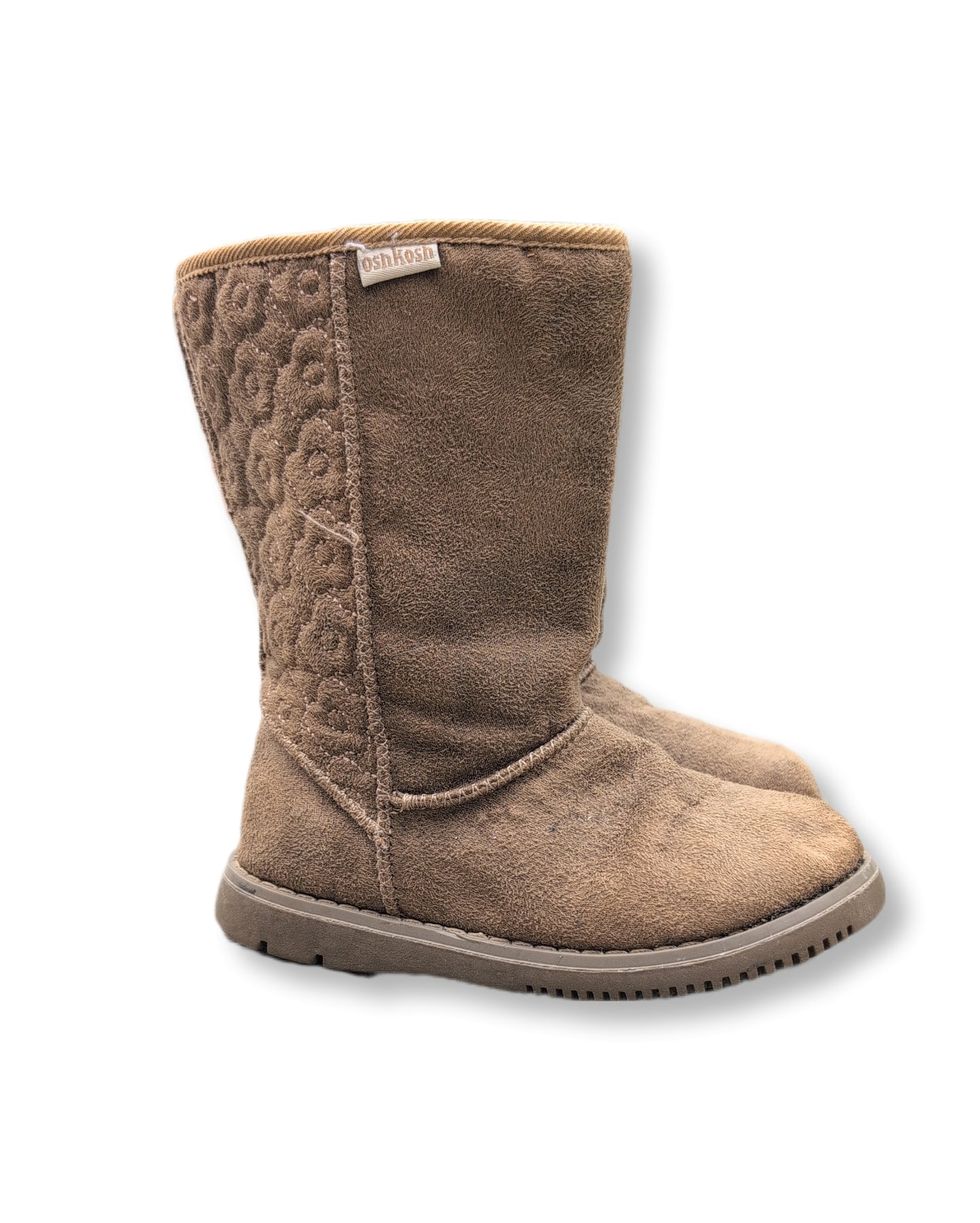 Bottes en "suèdine" brune, mi-mollet parfaite en mi-saison | Carter's | 09 (16.8 cm)